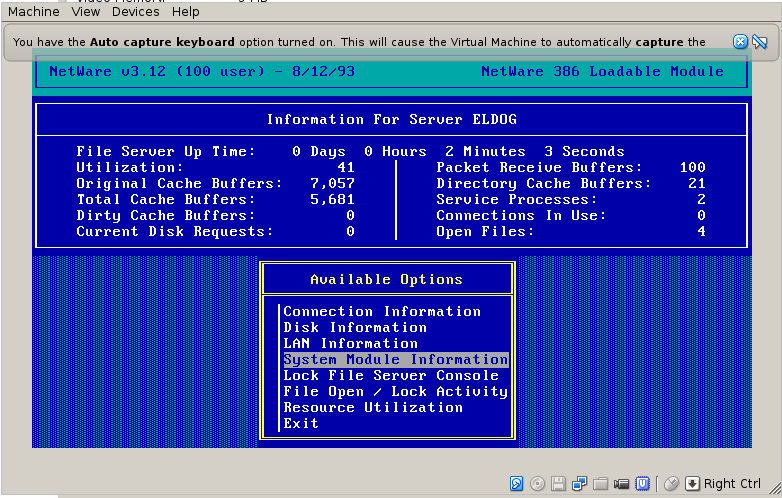 netware monitor